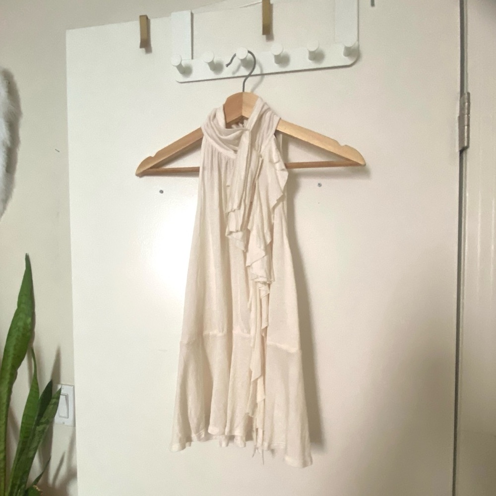 Featherweight Theory Sleeveless Ruffle Top